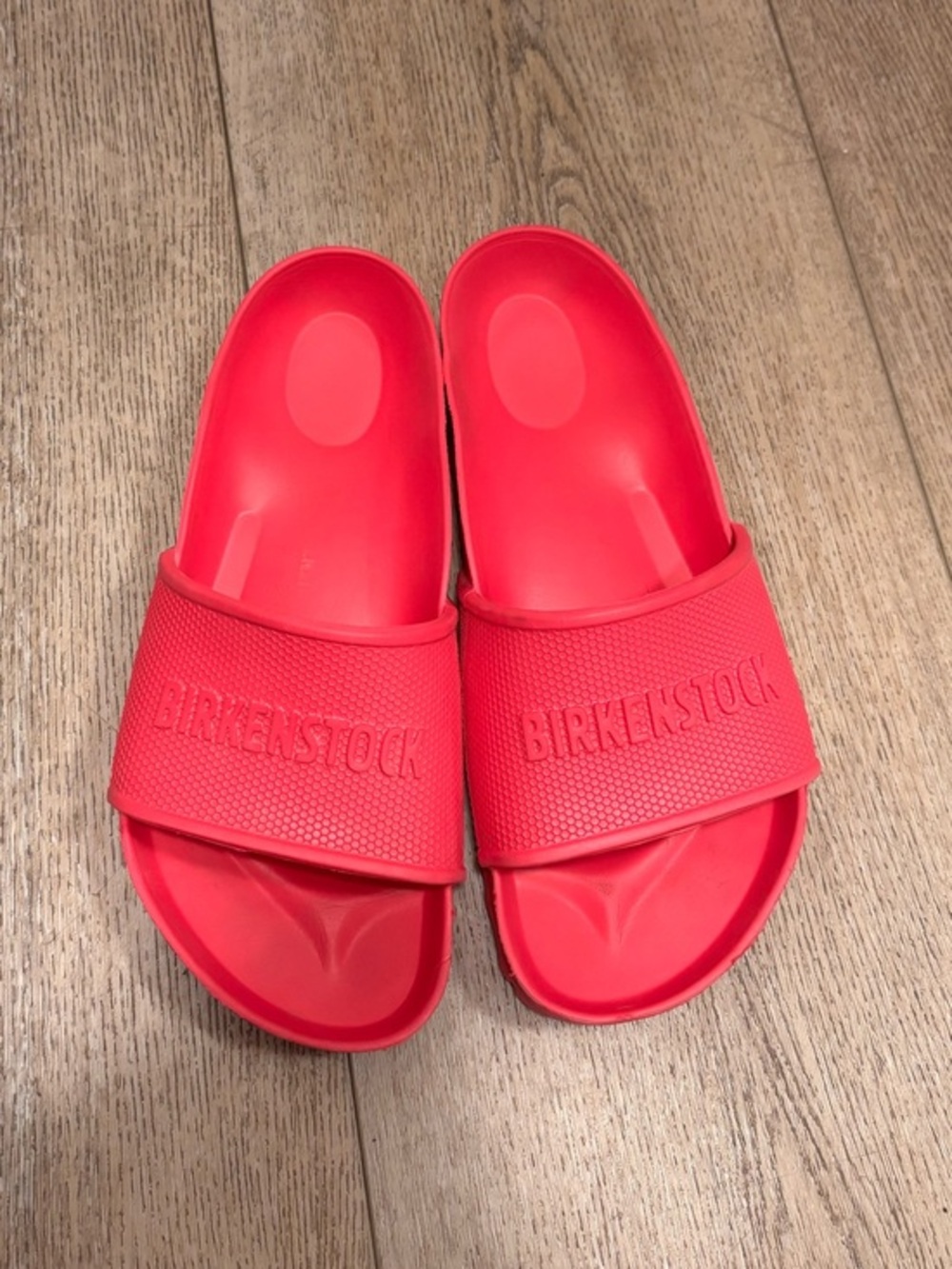 Birkenstock Bright Pink Slide Sandals